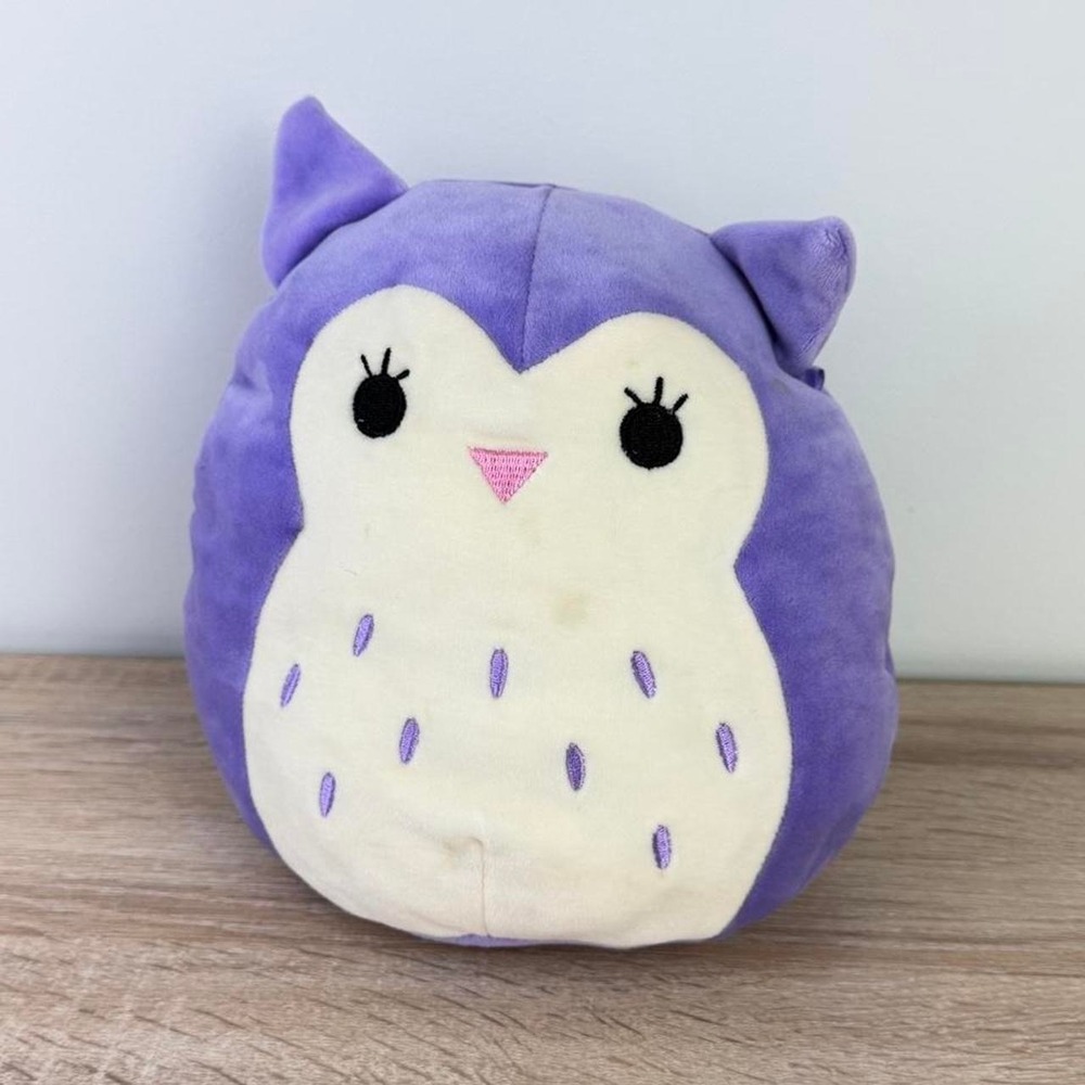 Squishmallow Purple Owl Soft Cuddle Medium Size